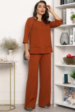 Костюм трикотажный Альберта (терракотовый) К14385-10М LT Collection