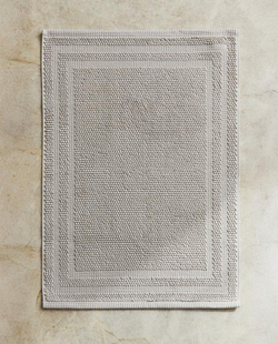 ZARA HOME КОВРИК ДЛЯ ВАННОЙ ИЗ ХЛОПКА С АНТИСКОЛЬЗЯЩЕЙ ПОВЕРХНОСТЬЮ, СЕРЫЙ