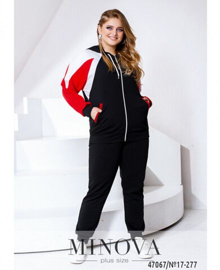 Костюм 17-277-красный-черный Minova Фото 2
