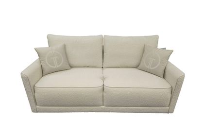 Диван Портофино(Portofino) 200 двухм раскл с кантом букле экрю Orso-Ecru+Enzo000 Garda Decor