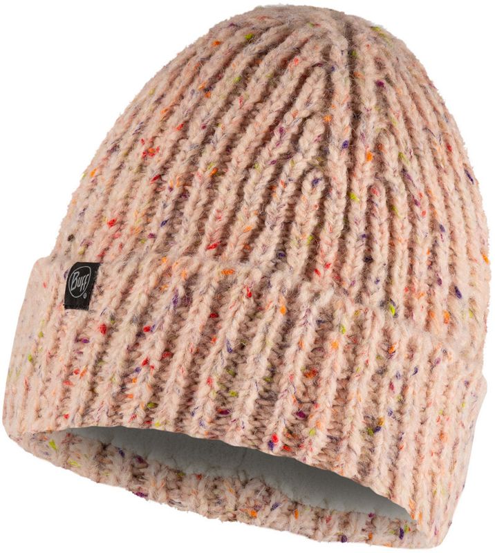 Шапка вязаная с флисом Buff Hat Knitted Polar Kim Pale Pink Фото 1