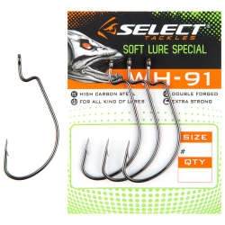 Крючки Select офсетные WH-91 #4 (8шт в упаковке)