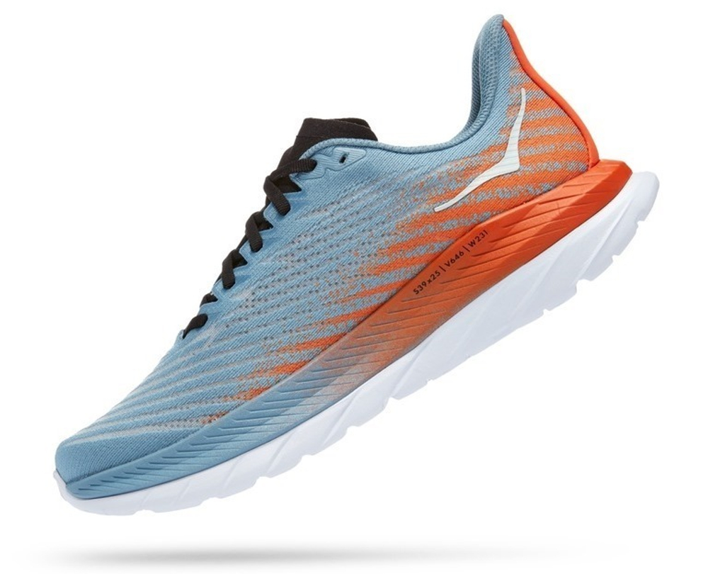 Кроссовки HOKA MACH 5 Mountain Spring Puffins Bill арт. 1127893MSPBL, синий, муж.