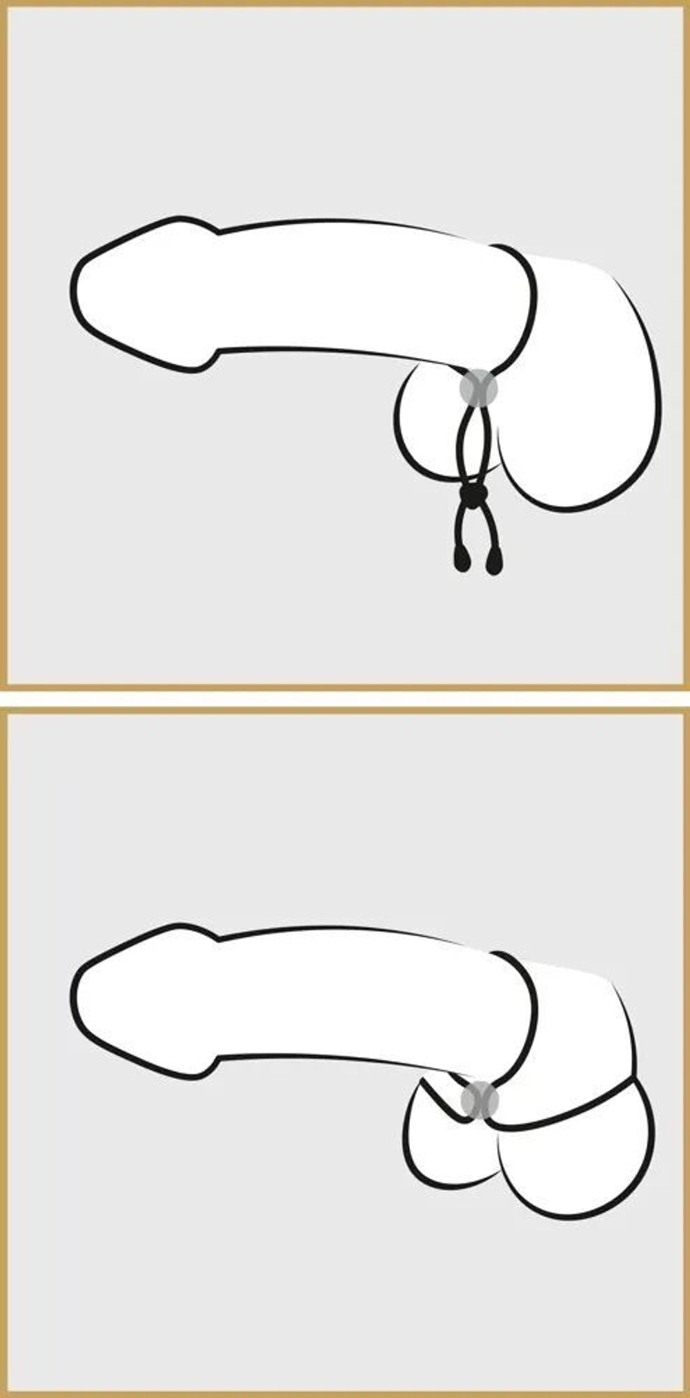 Лассо для пениса Double Cock Loop (Цвет: черный)