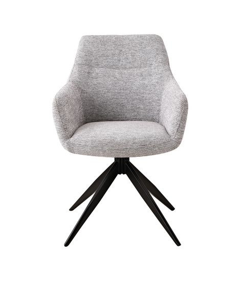 Стул обеденный поворотный Eva светло-серый