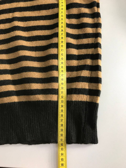 Джемпер из шерсти в полоску, визуально на 46 размер