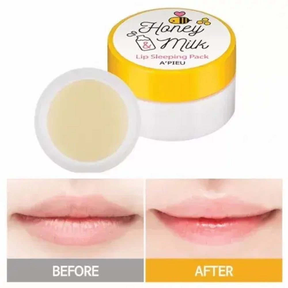 A'Pieu Honey & Milk Lip Sleeping Pack 6,7g