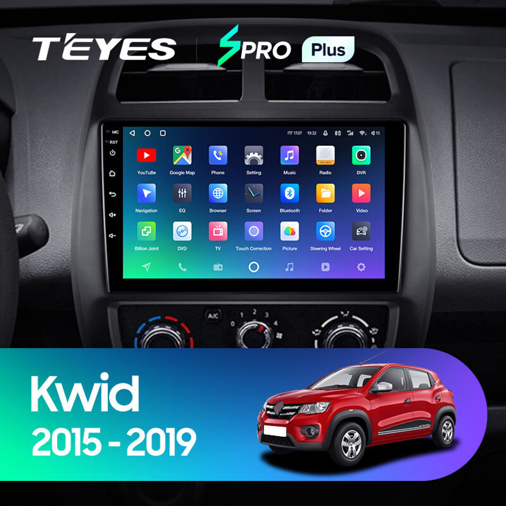 Teyes SPRO Plus 9"для Renault Kwid 2015-2019