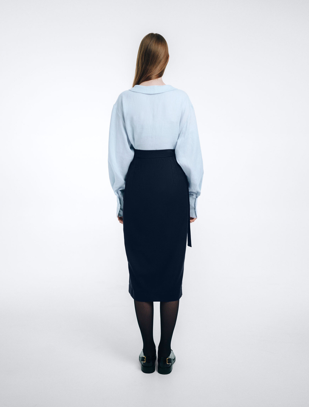 Merino wool skirt