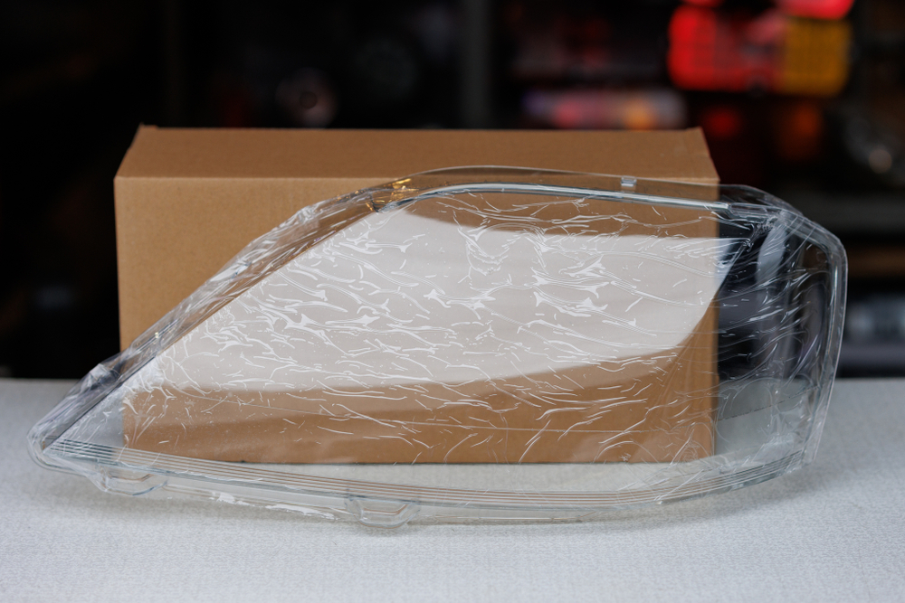 Орг. стекло блок фары Lada Largus Левое