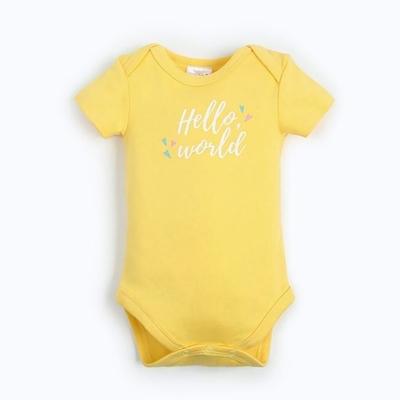 Боди Flower, рост 74-80 см, жёлтый (Крошка Я)