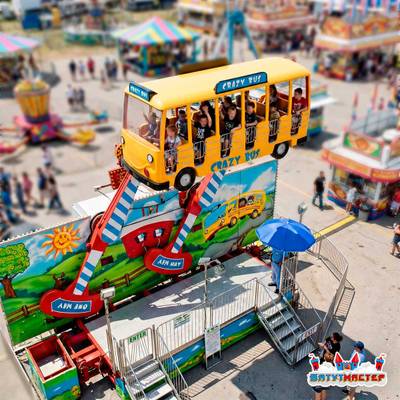 Аттракцион лавочка «Небесные качели», 24 места, 14×4×3,5 м