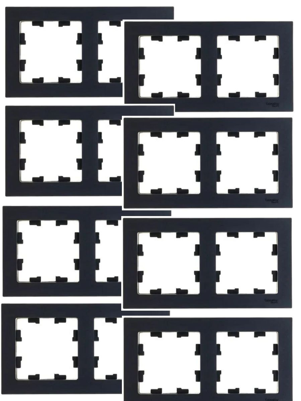 Рамка 2-м AtlasDesign универс. карбон SE ATN001002 8шт