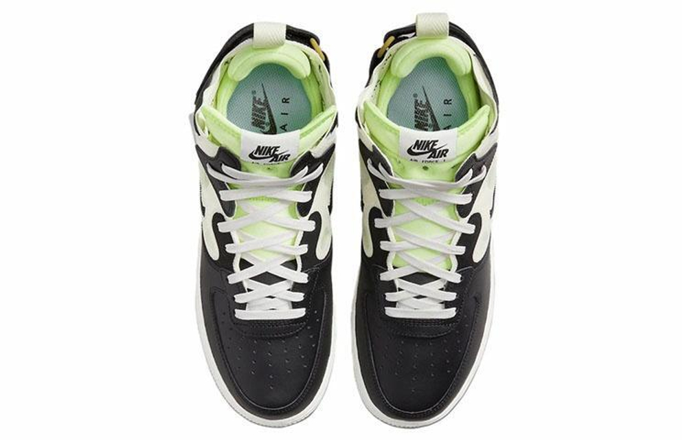 Кроссовки Nike Air Force 1 React "Black Neon"