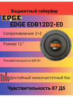 Сабвуфер EDGE EDB12D2-E0