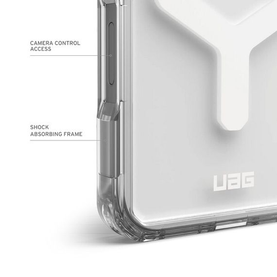 Чехол UAG Plyo для iPhone 16 Pro прозрачный/белый (Ice/White) (114480114341)