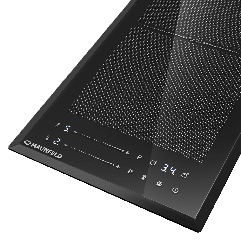 Встраиваемая индукционная варочная панель Maunfeld CVI292S2FBK LUX