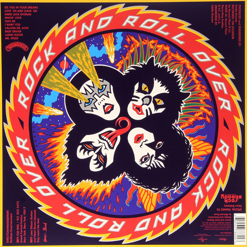 Kiss / Rock And Roll Over (Coloured Vinyl)(LP)