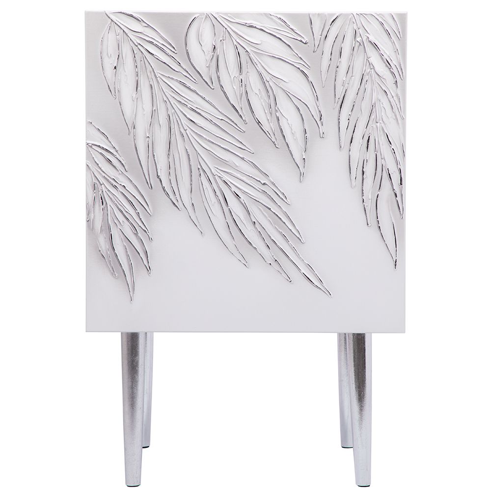 Тумба прикроватная Тропик Стайл Айс Сильвер левая