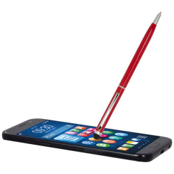 Ore aluminium ballpoint pen with stylus (blue ink)