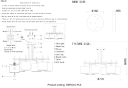 Люстра Crystal Lux SERGIO PL6 GOLD