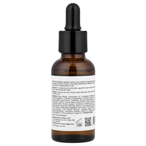 California Gold Nutrition, сыворотка с коллагеном, пептидами и медом, 30 мл (1 жидк. унция)