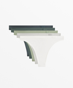 OYSHO Набор из 5 пар бесшовных трусов, светло-зеленый