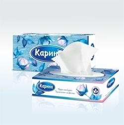 Салфетка «Карина» в коробке (косметическая)