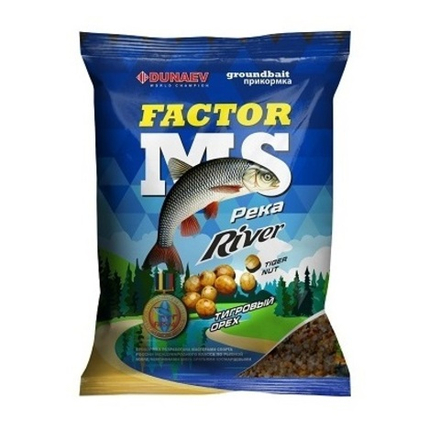 Прикормка "DUNAEV-MS FACTOR" 1кг Река тигровый орех