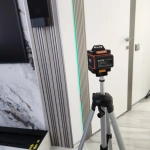 Профессиональный лазерный уровень нивелир 4D 16 линий + штатив