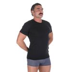 Набор мужских футболок 2в1 с круглым вырезом черный BALDESSARINI 90005/6061 9009