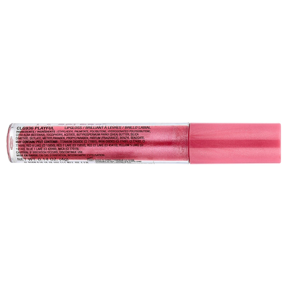 L.A. Colors, High Shine, блеск для губ с маслом ши, CLG936 Playful, 4 г (0,14 унции)