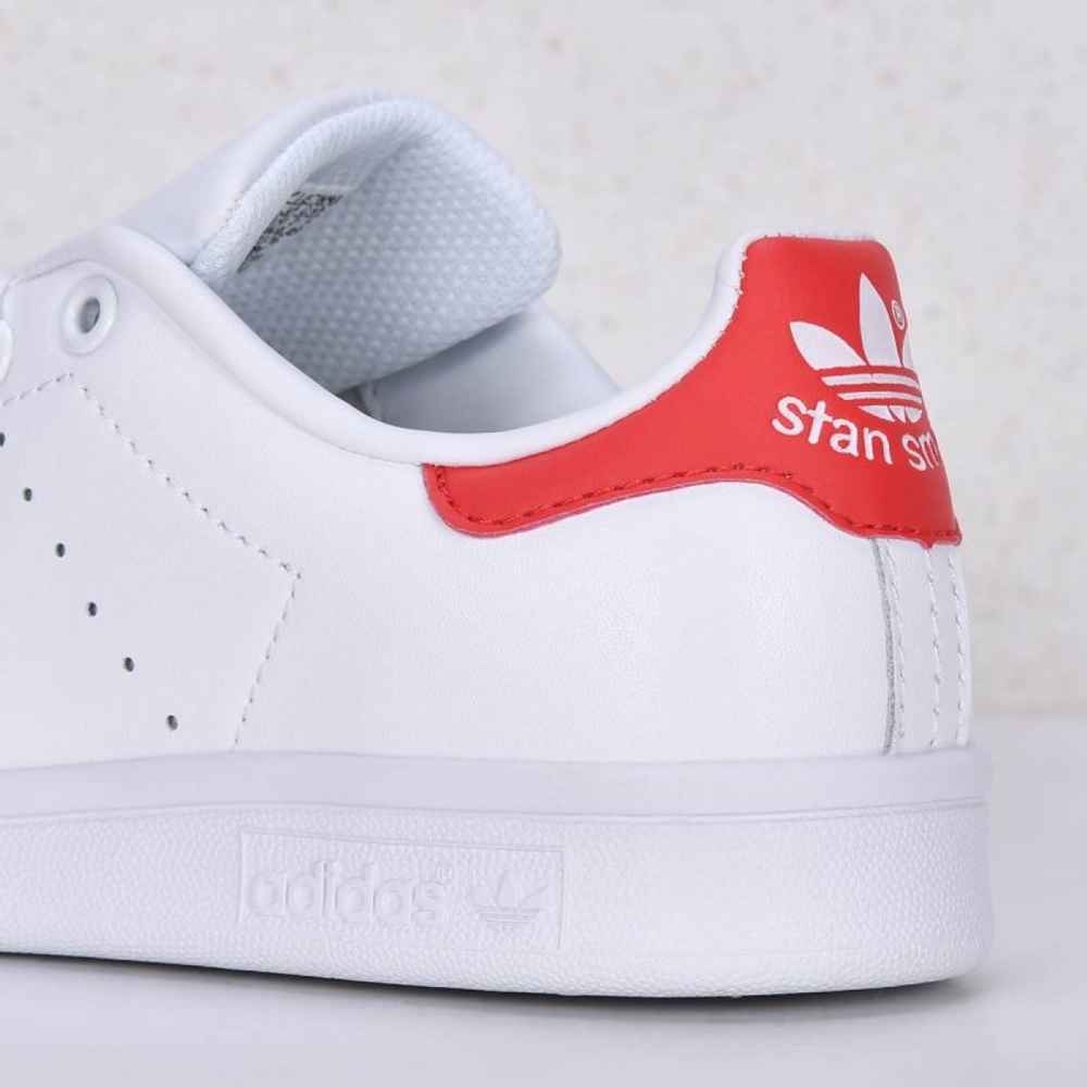 Кроссовки Adidas Stan Smith White Red M20326 арт 5012-6