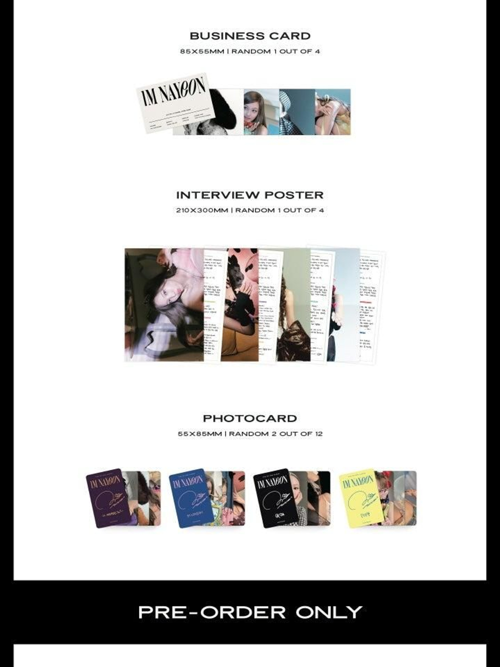 Альбом TWICE NAYEON - IM NAYEON 1st Mini Album RANDOM Version