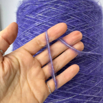 ORIENTE - E.Miroglio; 51% меринос extrafine, 49% хлопок; 300м/100гр; шнурок; col. 9F2, цвет: виола