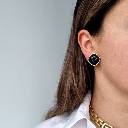 Клипсы Givenchy черные