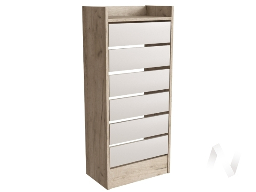 Обувница ЯПТ-1 Прихожая Ямайка (дуб крафт серый/кашемир)