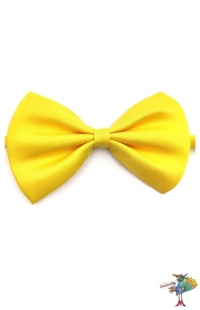 галстук-бабочка Жёлтая