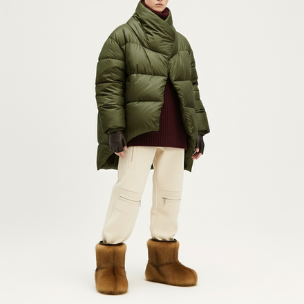 Унты укороченные женские из меха куницы натуральной