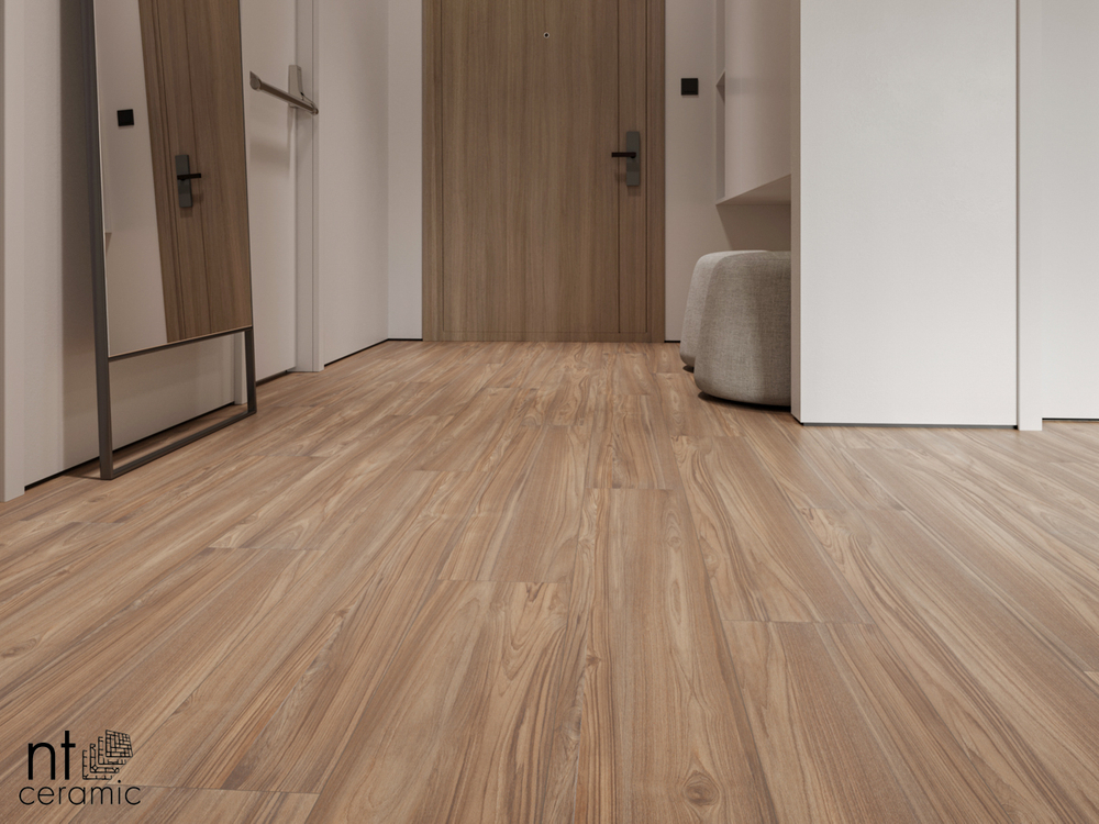 NT CERAMIC. Керамогранит Wood Coffee Wood NTT93104M 200*1200*10мм матовая