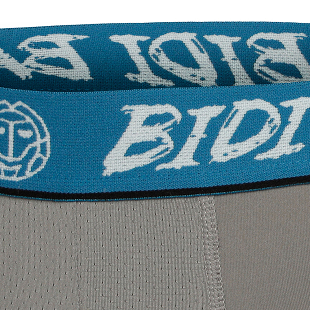 BIDI BADU Crew Boxer Shorts Men - Grey, Turquoise