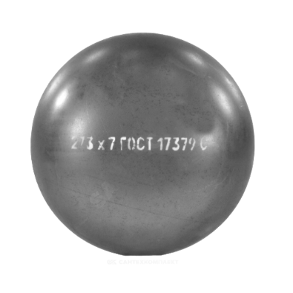 Заглушка сталь эллиптическая Дн 32х3,0 (Ду 25) п/привар ГОСТ 17379-2001 РБ