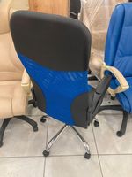 Кресло Элегант L6 сетка син топ-ган