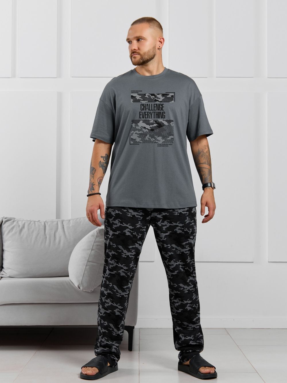 Костюм мужской Экипаж-3 Виотекс ГРАФИТОВЫЙ