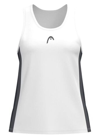 Футболка для мальчика теннисная Head Girls Club 25 Tank - navy/white