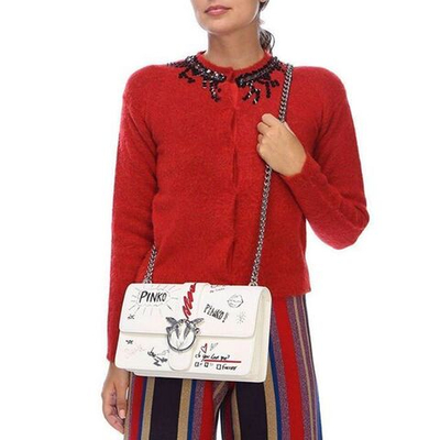 CLASSIC LOVE BAG GRAFFITI SHOULDER - white