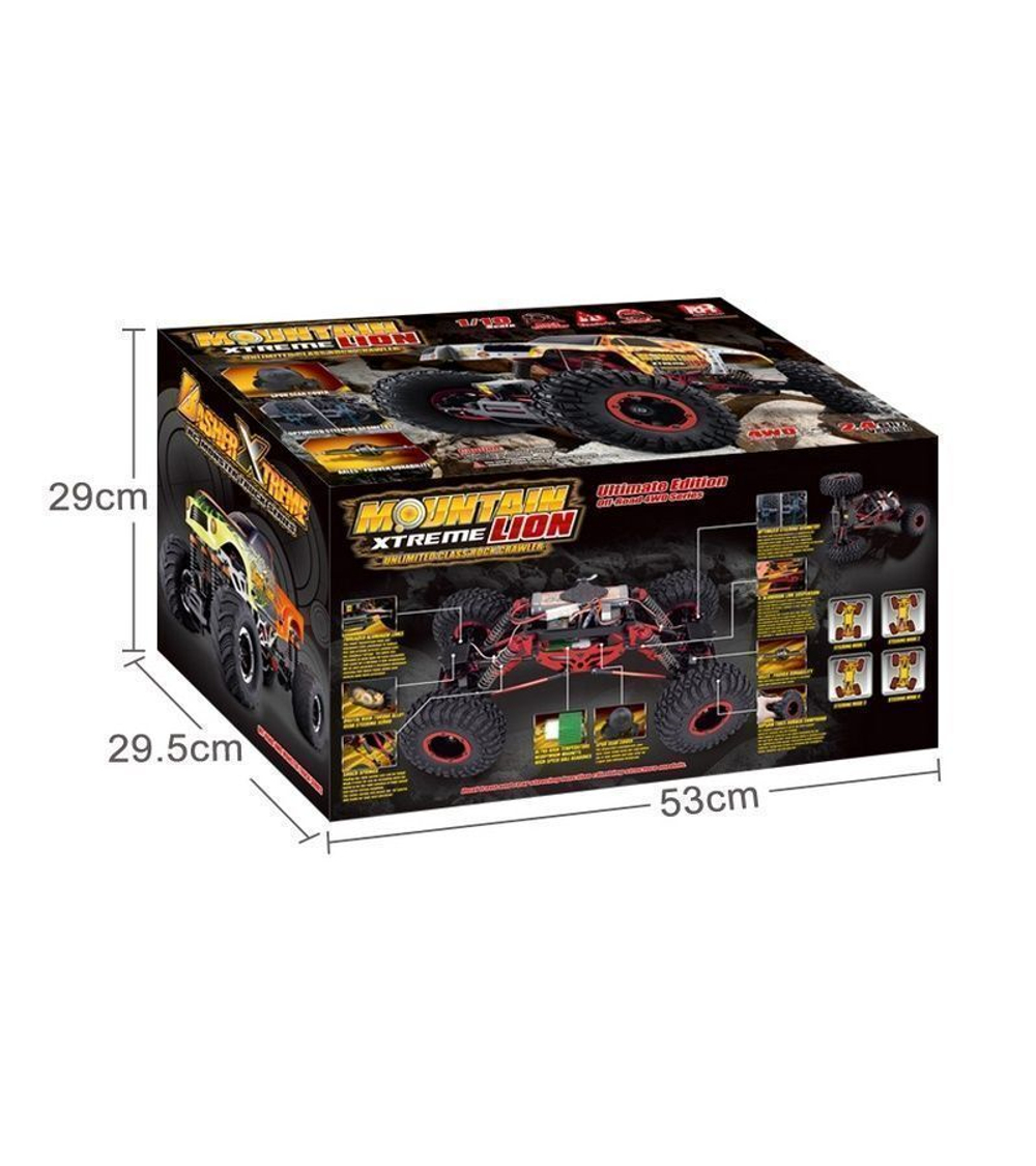 Радиоуправляемый краулер Remo Hobby Mountain Lion Xtreme 4WD 2.4G 1/10 RTR