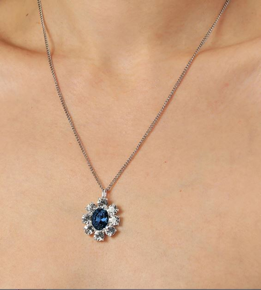 Колье Dyrberg Kern CLAUDIA SS BLUE 390080 BL/S