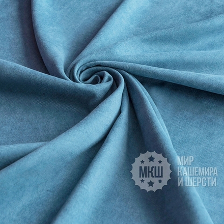 Велюровые шторы СОФТТ (арт. BL01-175-03) - (145х270)х2 см. - голубые