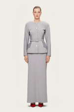 Серая юбка-макси "Симона 2"